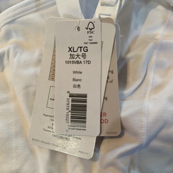 Bravado | NWT New Original Full Cup Nursing Bra White Organic Cotton Tencel - Picture 5 of 12